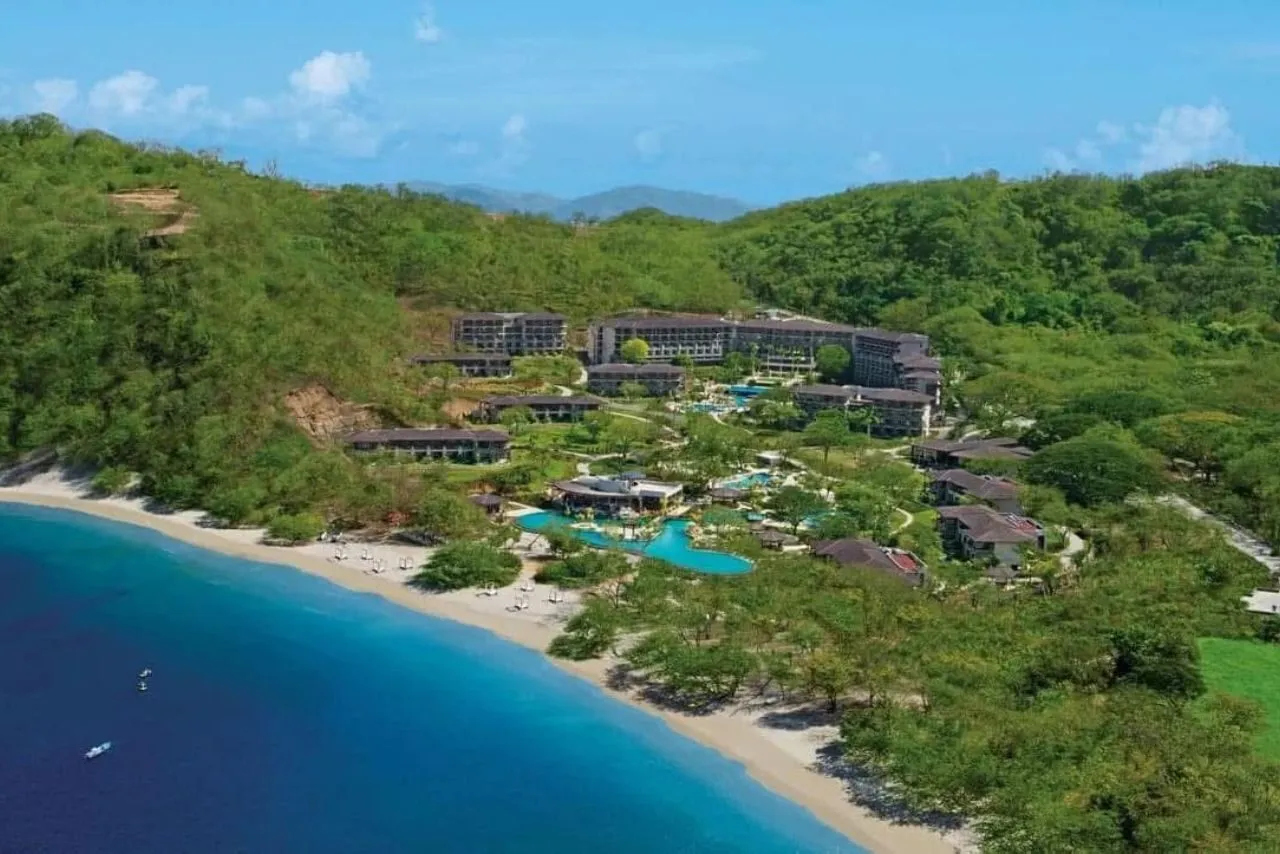 The resort and beach at Playa El Jobo in northern Guanacaste