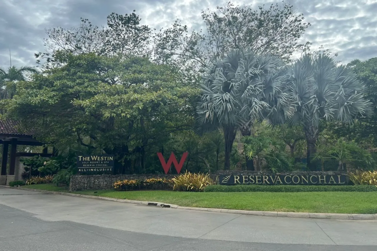 The entrance sign to The Westin and W at Reserva Conchal